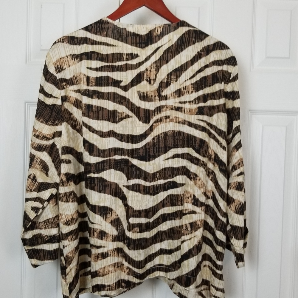 Ruby Rd Linen Jacket - Picture 3 of 4